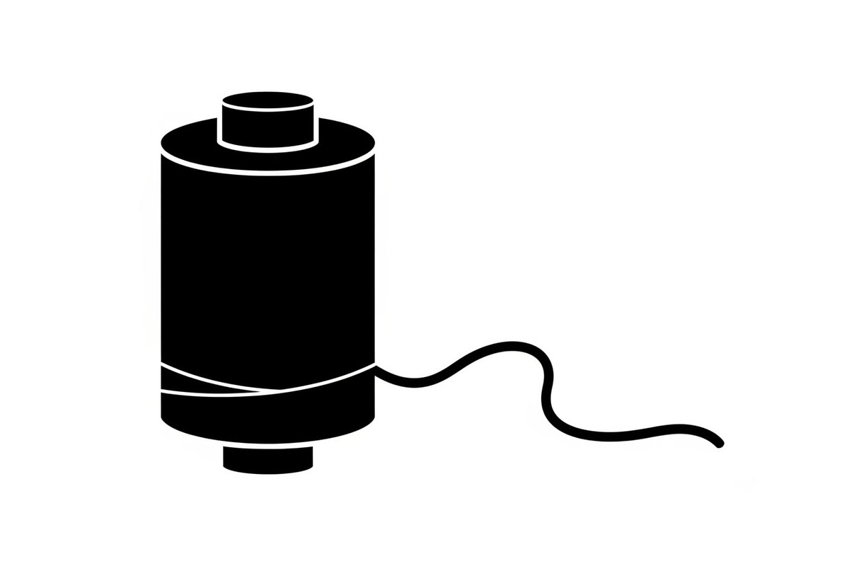 Sewing Thread Spool Silhouette, a Graphic by hafijul (Photo 4 of 11)