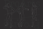Procreate Figure Guide Stamps, a Brush Add-On by Lucrumplus (Thumbnail 4 of 5)