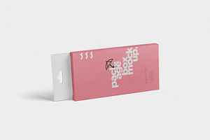 Package Box Mockup -Rectangle Hanger