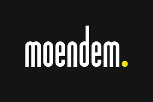 Moendem Condensed Sans Font, a Sans Serif Font by Artiveko