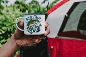 Retro Reel Great Dad PNG, an Object Graphic by Akrinity Digital