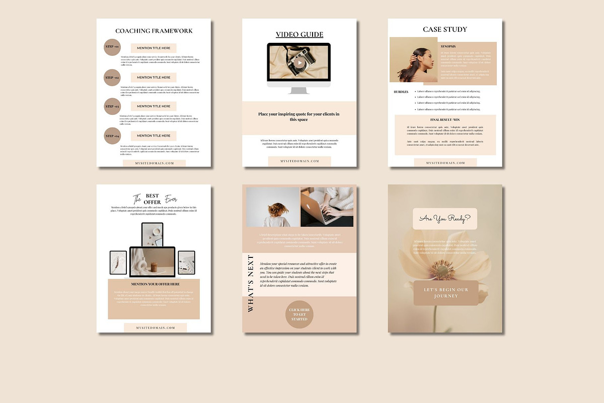 Client Welcome Services Bundle CANVA, a Brochure Template by Deepa Template Studio (Photo 16 of 23)