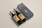 Wine Bottles with Bag Mockup, a Product Mockup by pmvch (Thumbnail 10 of 11)