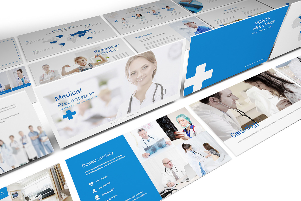 Medical and Hospital Powerpoint, a Presentation Template by Incools Stokie (Photo 1 of 10)