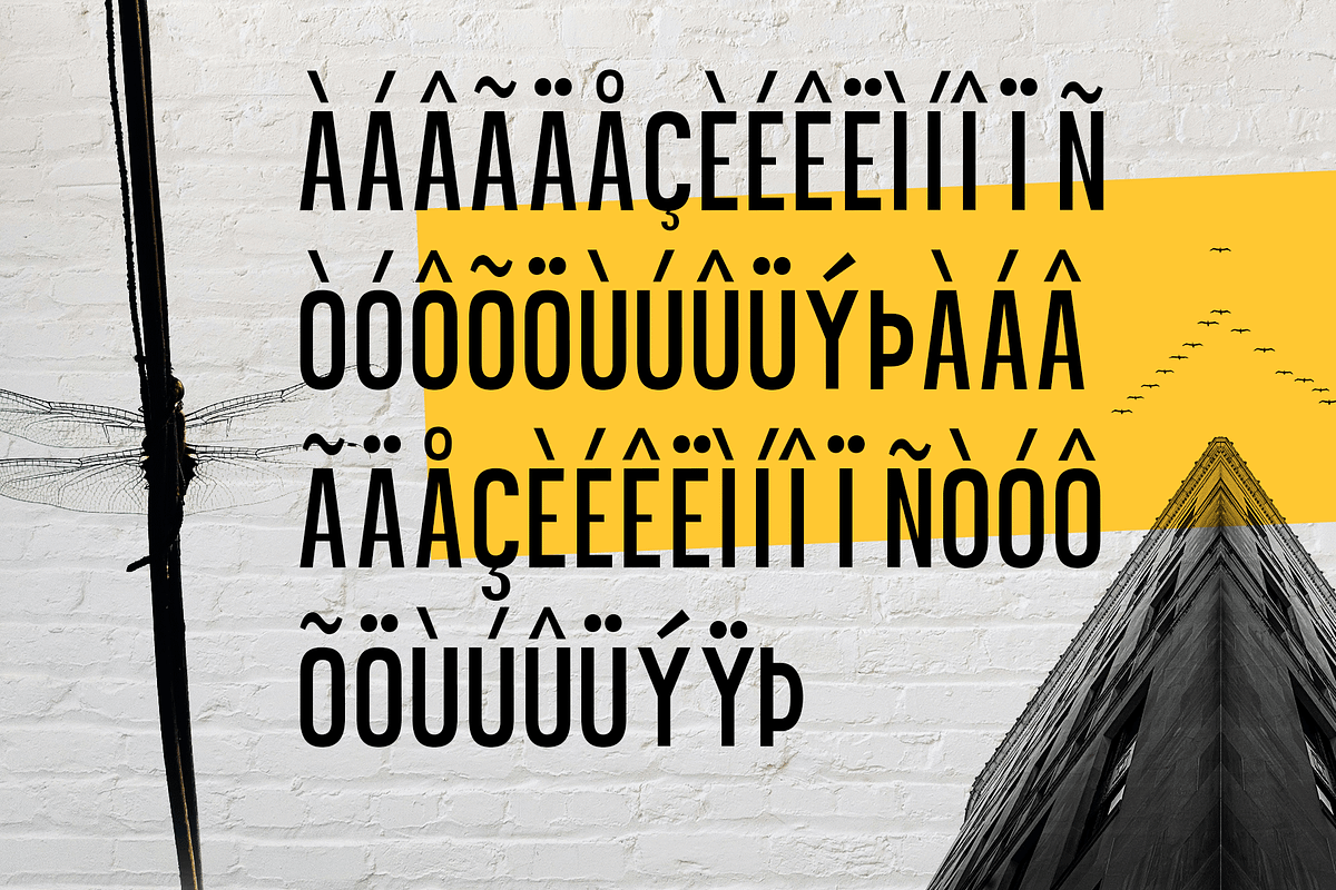 Bordju – Condensed Display Font, a Sans Serif Font by overlaytemplates (Photo 5 of 5)