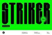 CS Striker Drawn, a Sans Serif Font by Craft Supply Co. (Thumbnail 1 of 8)