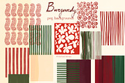 Burgundy Wedding Flower Illustration, a Decorative Illustration by whiteheartdesign (Thumbnail 10 of 16)