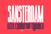 Sansterdam ultra condensed, a Sans Serif Font by NREY (Thumbnail 1 of 5)