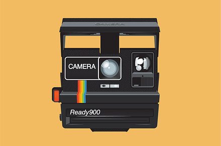 Retro Instant Film Camera
