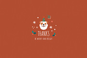Christmas Dogs vector collection, a Decorative Illustration by 12pm-am (Thumbnail 10 of 10)