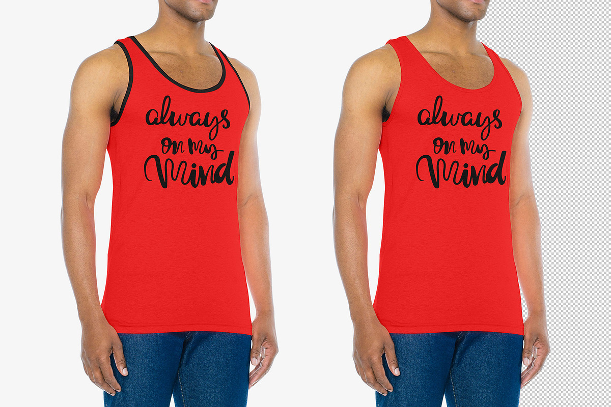Tank Top Mock-Up (African Model), a Shirt Mockup by Mock-up Store (Photo 3 of 7)