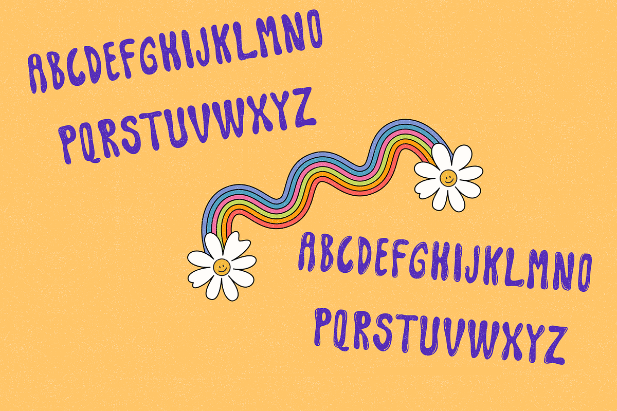 Lollipop love retro vintage fonts, a Handwritten Font by JJuta (Photo 6 of 7)