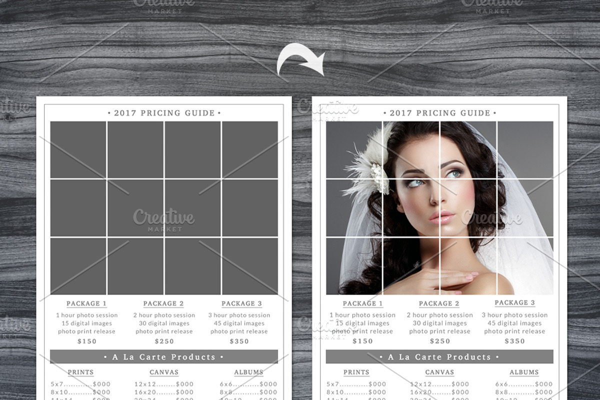 Photography Pricing Guide Template, a Flyer Template by NM-Design-Studio (Photo 4 of 4)
