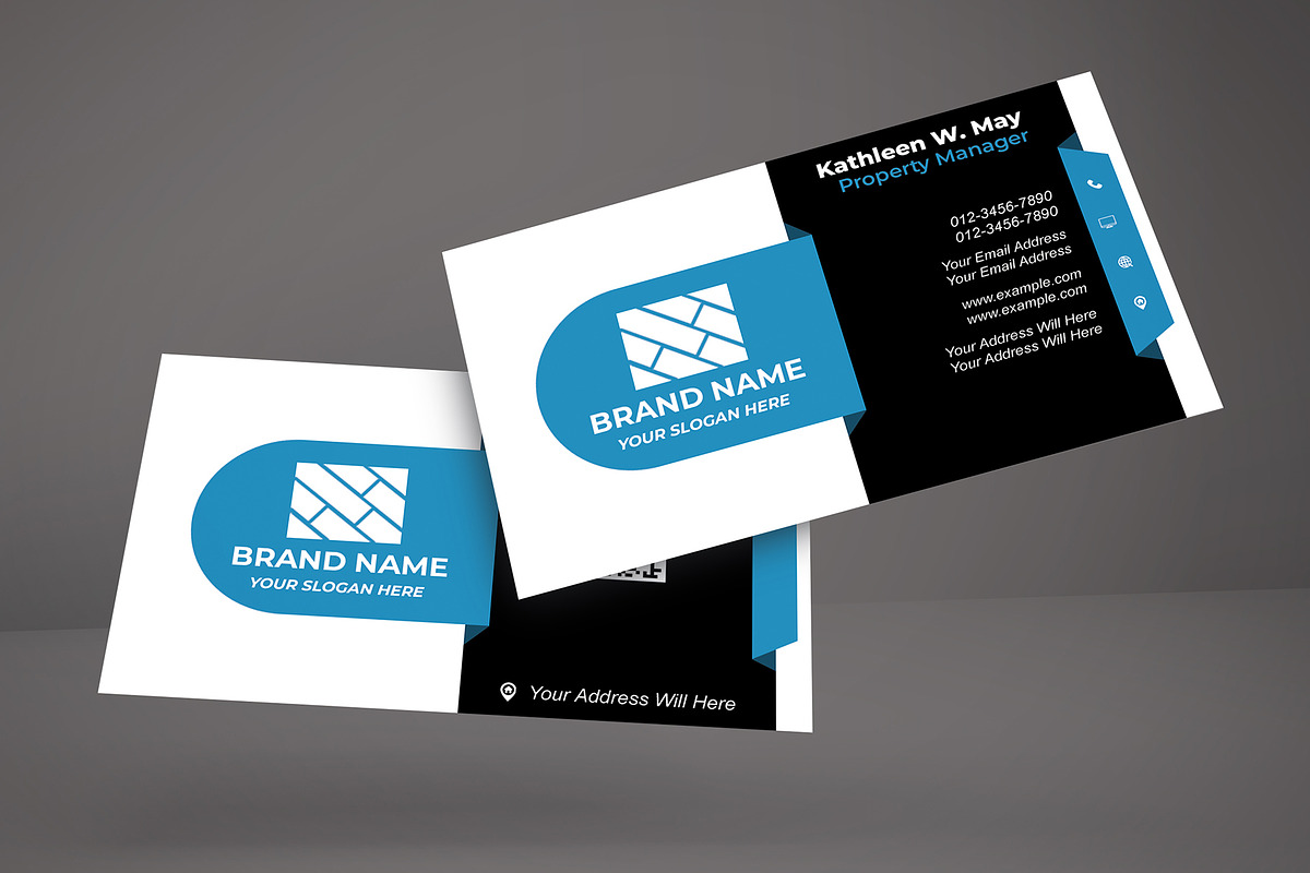 Creative Agency Card PSD preview 4
