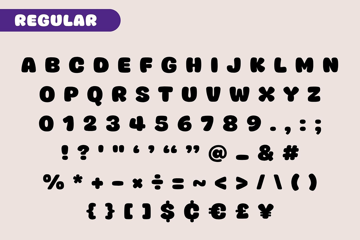 Fox Tricksy: 5 Font Styles, a Symbol Font by Fox7 By Rattana (Photo 9 of 14)