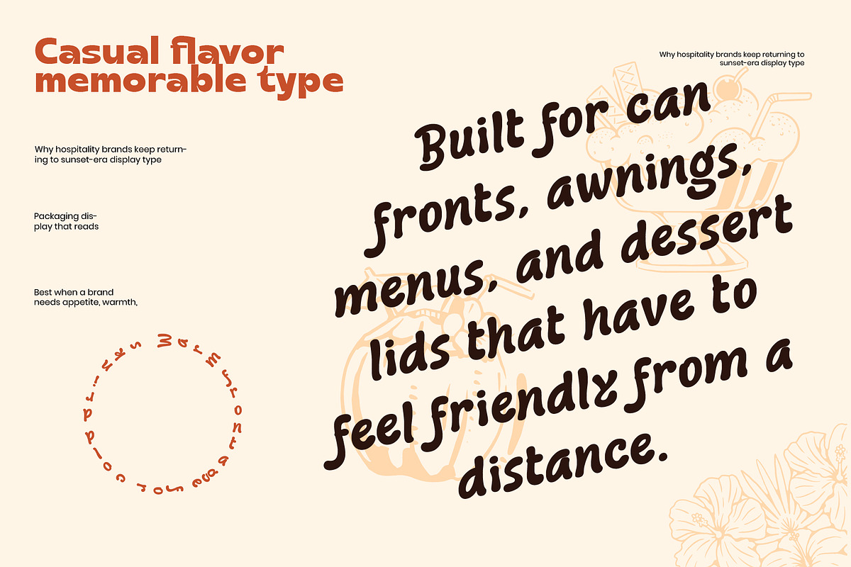 Sunset Fiesta - Summer Vibes Font, a Sans Serif Font by Inviline.co (Photo 6 of 10)