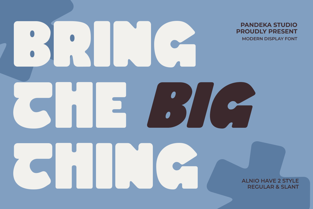 Alnio - Modern Display Sans Font, a Sans Serif Font by Pandeka Studio (Photo 2 of 9)