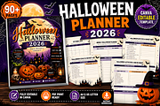 Halloween Planner 2026 KDP Interior, a Social Media Template by Coco Bloom (Thumbnail 1 of 4)