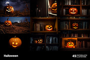 Halloween. 49 images, a Holiday Photo by Handmadefont (Thumbnail 4 of 12)