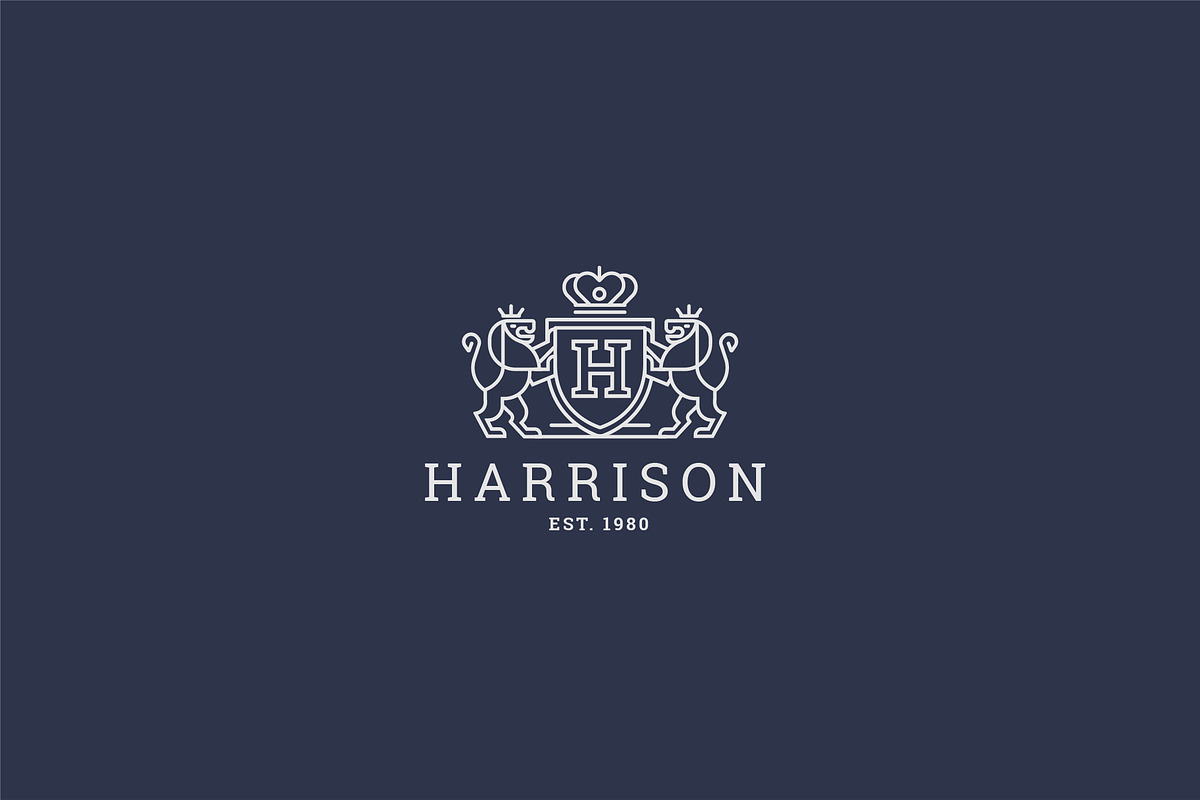 Letter H Logo - Heraldry Crest Logo, a Branding & Logo Template by ...