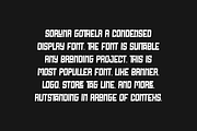 Soruna Gothela - Condensed Font, a Sans Serif Font by Iqsiart Studio (Thumbnail 2 of 7)