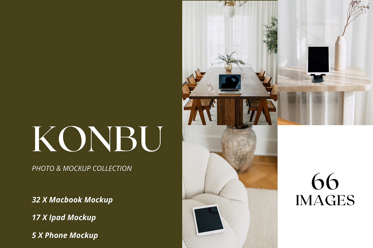 MOCKUP COLLECTION: KONBU, a Mac Mockup by Studio Phylicia (Photo 1 of 10)