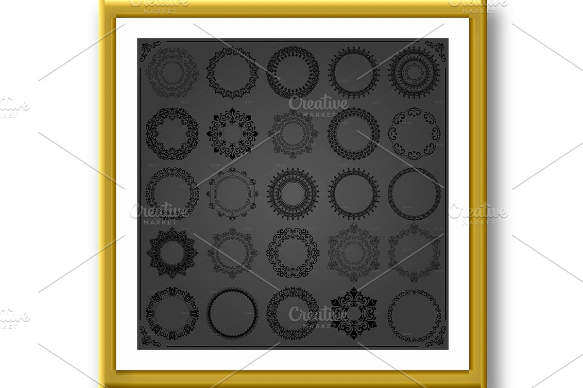 Set of Round Patterns, an Illustration by FineArtStudio (Photo 1 of 2)