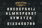 The Athletics Dept - Hand Drawn Font, a Sans Serif Font by Hustle Supply Co. (Thumbnail 2 of 5)