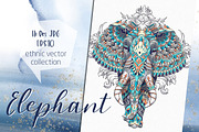 Ethnic Collection: Elephant, an Animal Illustration by ArtoJoy (Thumbnail 1 of 5)