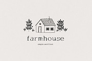 Farmhouse serif font, a Serif Font by elvinova (Thumbnail 1 of 9)