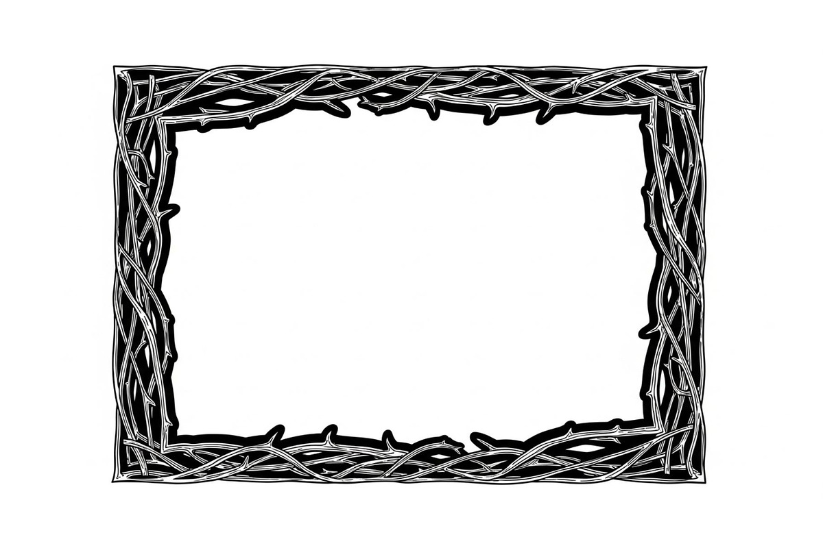 Rustic Rectangle Frame Bundle, an Illustration by Creativeshirt (Photo 16 of 51)