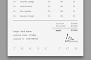 Invoice Design Template, a Stationery Template by ClickPaint_Studio (Thumbnail 3 of 4)