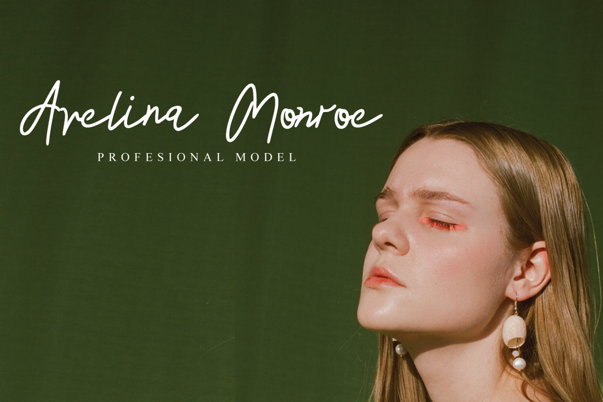 Miregha Signature, a Handwritten Font by Eltypesstudio (Photo 8 of 10)