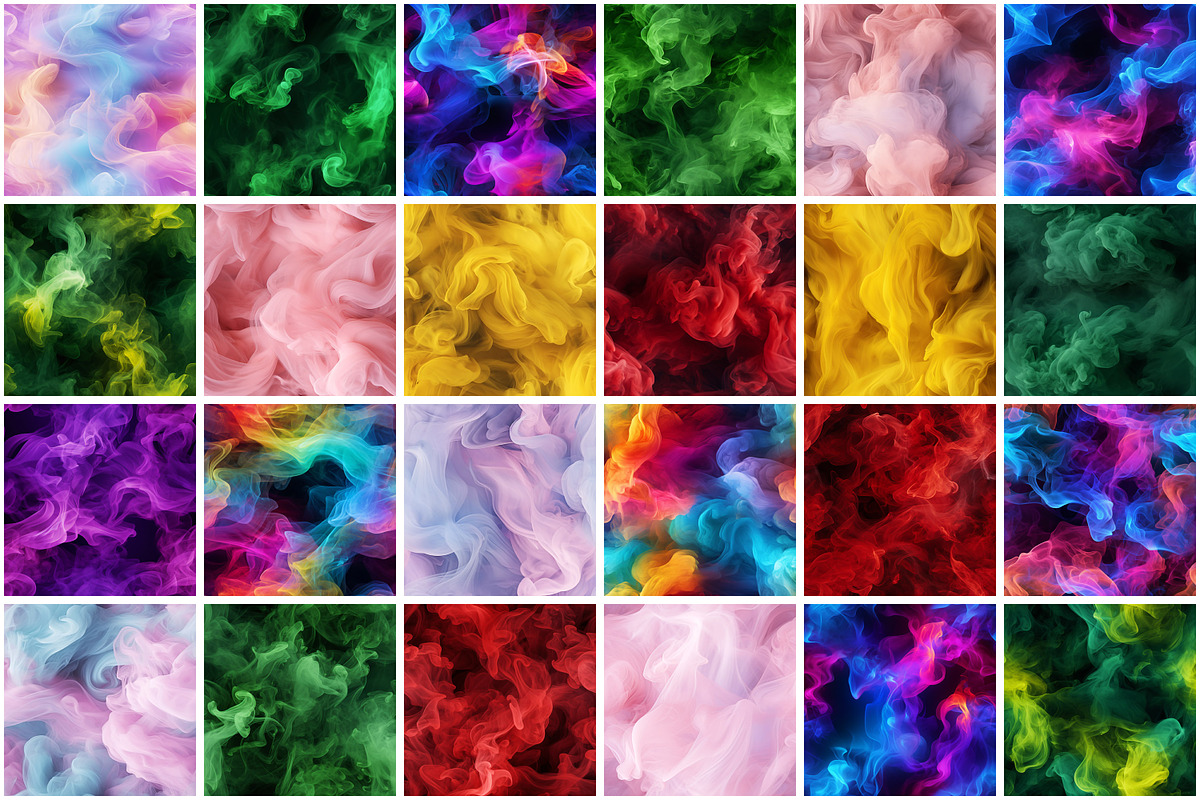 Smoke Effect Seamless Pattern, a Pattern Graphic by Forhadx5 (Photo 10 of 12)