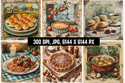 Favorite Foods Vintage Junk Journal, a Background Graphic by PrintHaven Designs (Thumbnail 3 of 10)