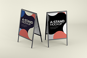 A-Stand and Board Mockup, an Advertising Mockup by Xtrahive (Thumbnail 2 of 2)