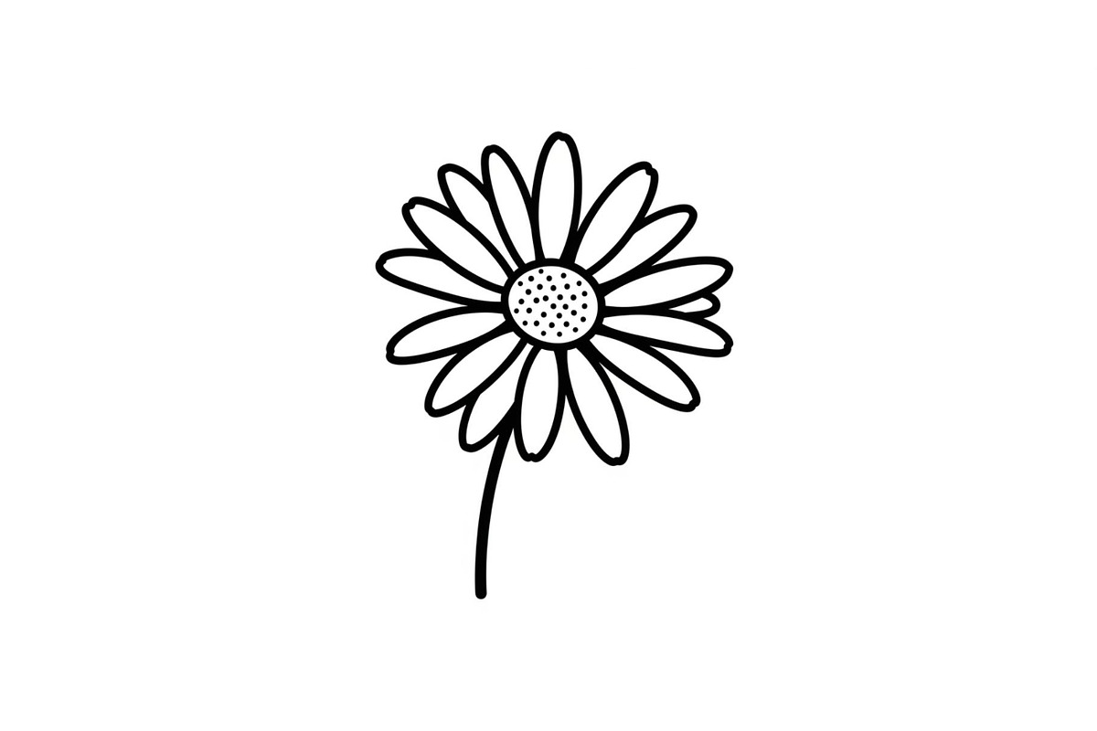 Daisy Flower Line Art Vector Bundle0, an Illustration by jahid234 (Photo 20 of 51)