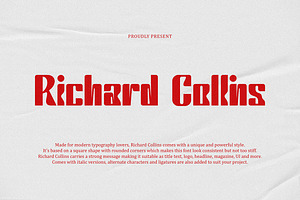 Richard Collins Condensed Sans