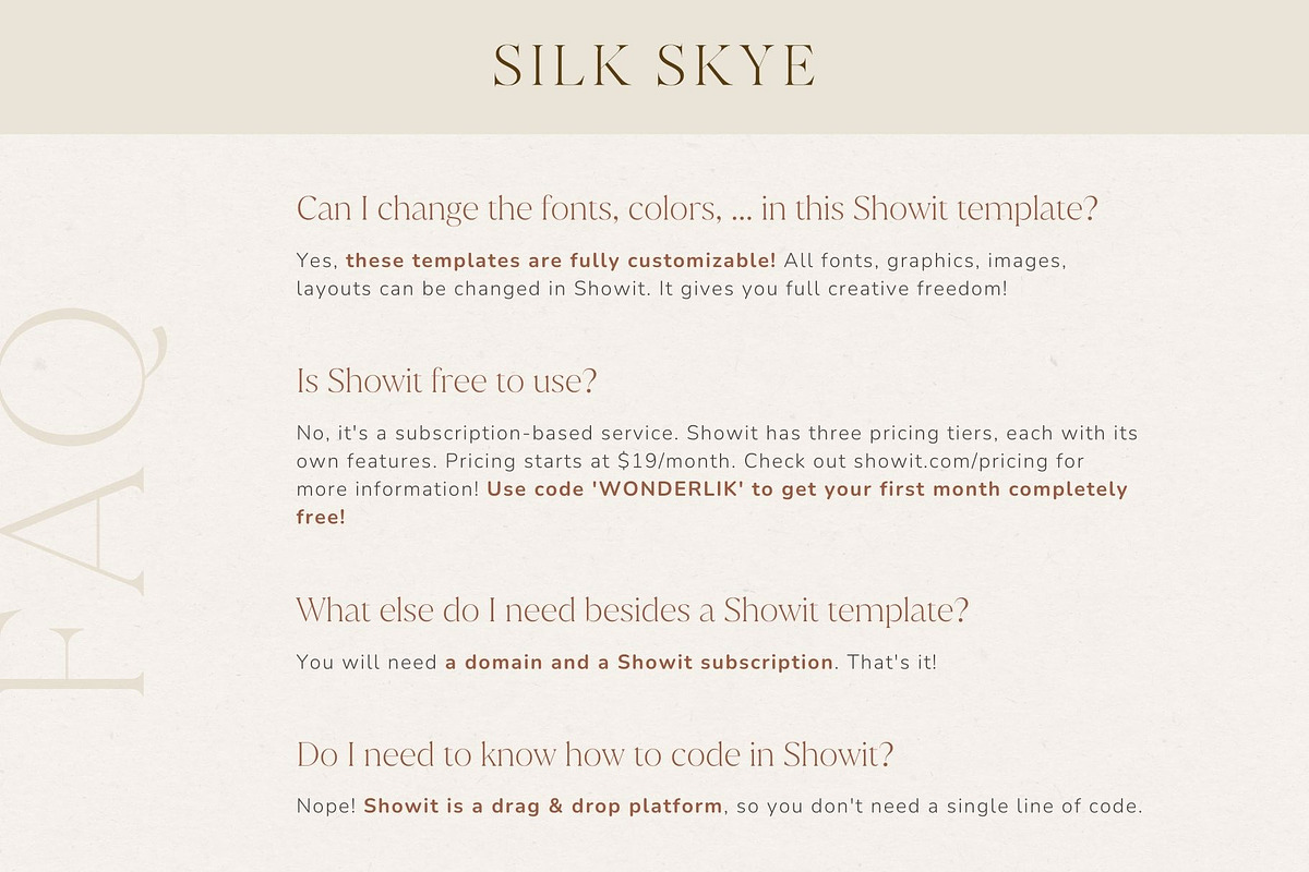 Aesthetic Showit Website Template, a Websites & App Template by Wonderlik Webdesign (Photo 8 of 8)