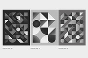 Geoshade – Monochrome Geometry, a Background Graphic by Léo Alexandre (Thumbnail 4 of 11)