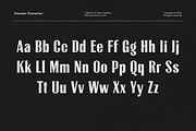 Lioney Upright, a Font by A.Budianto (Thumbnail 5 of 9)