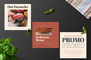 Modern Post Food Recipe Instagram, a Social Media Template by Tokosatsu (Thumbnail 2 of 4)