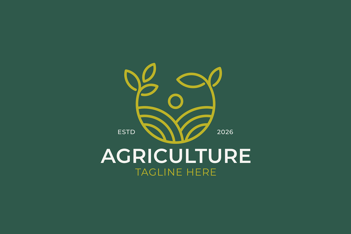 Modern Agriculture Logo, a Branding & Logo Template by Signatoro (Photo 1 of 3)