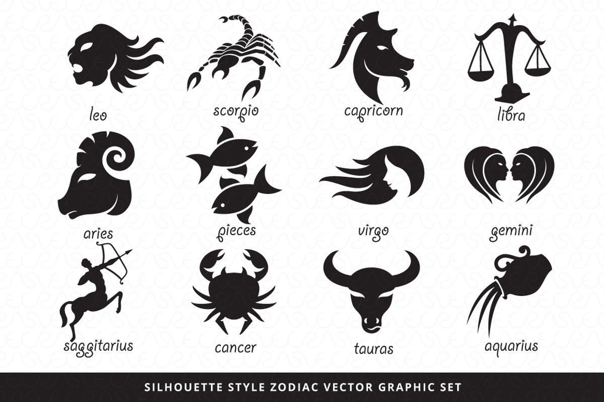 6 zodiac sets 204+ illustrations, an Illustration by VecRas (Photo 16 of 17)
