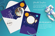 Space Birthday Invitation, an Invitation Template by El-Studio (Thumbnail 2 of 2)