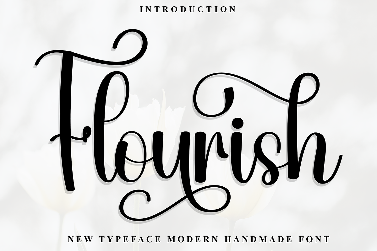 Flourish, a Handwritten Font by InermediaSTUDIO (Photo 1 of 8)