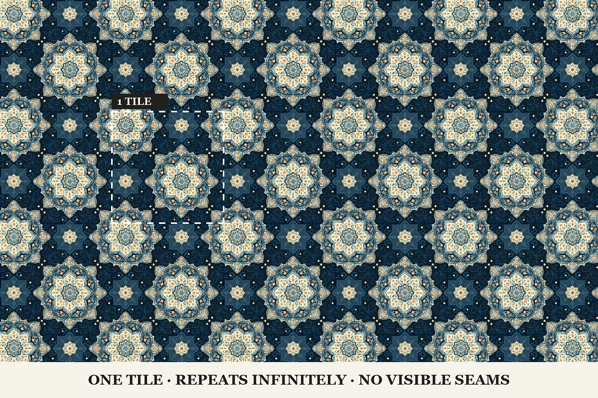 Persian Carpet Seamless Patterns, a Pattern Graphic by Inknfolly (Photo 2 of 4)