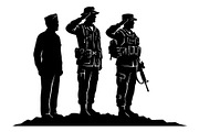 Military Heroes Group, an Object Graphic by Gfx_Store (Thumbnail 9 of 16)
