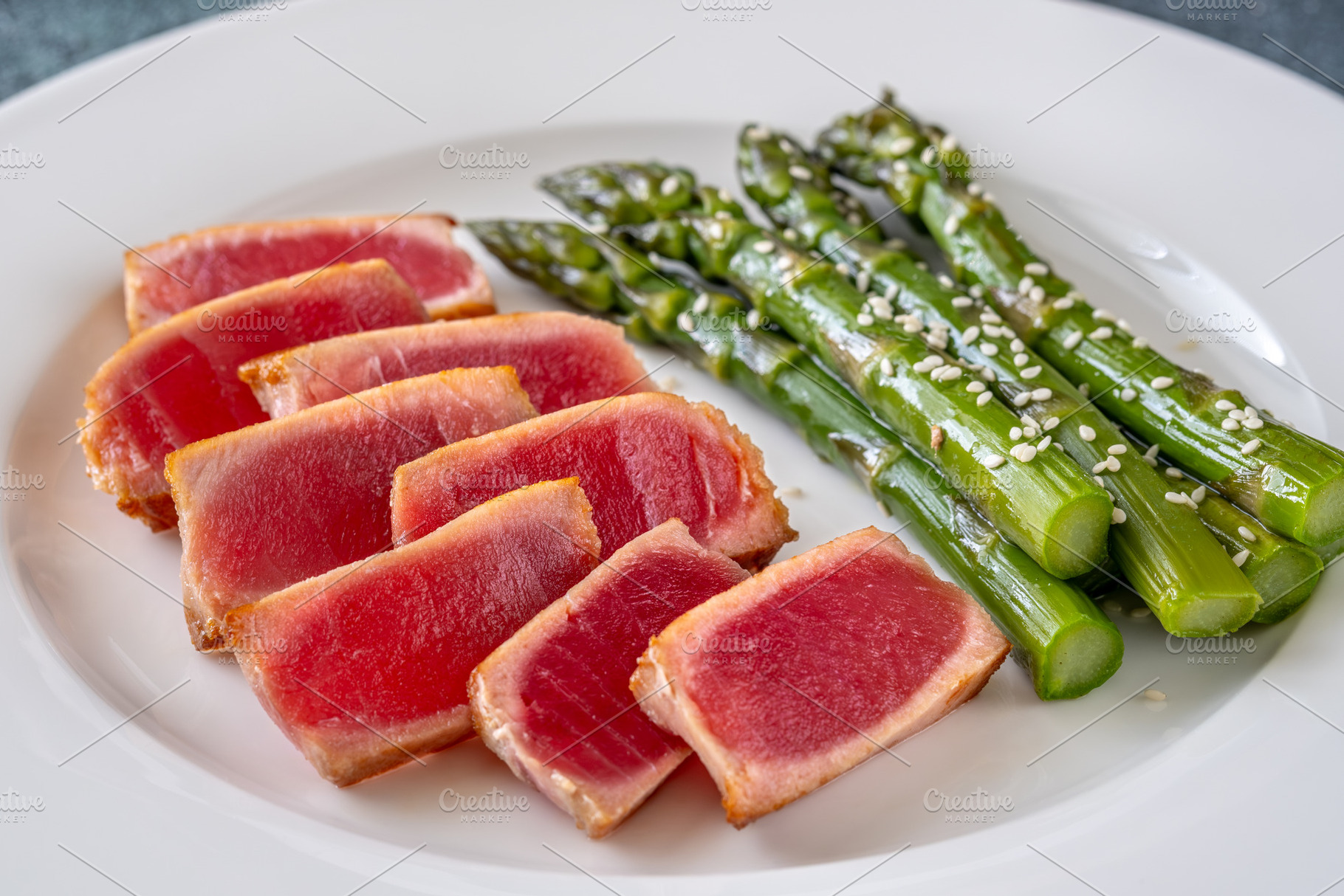 Seared Yellowfin Tuna Steak, a Food & Drink Photo by Alexander Prokopenko