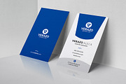 Simple Vertical Business Card, a Business Card Template by Verazo (Thumbnail 2 of 4)